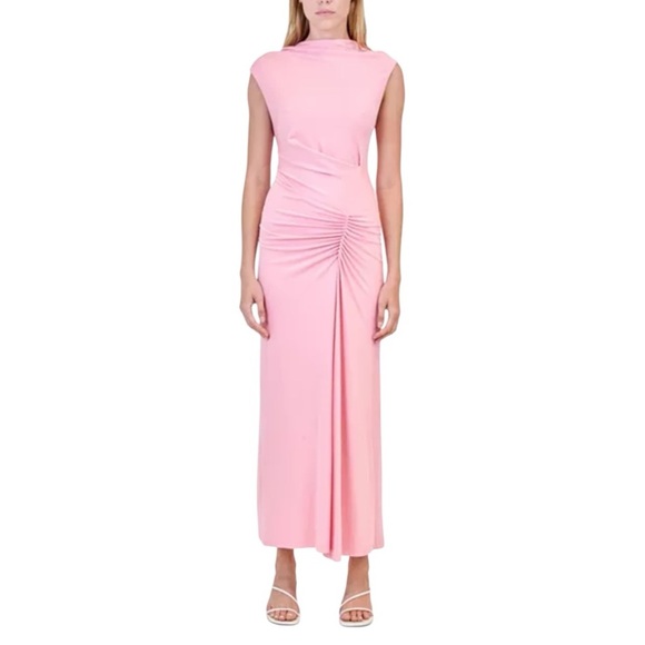 SIMKHAI
Acacia Sleeveless Maxi Dress Elegant Pink Sleeveless Dress - Picture 1 of 12